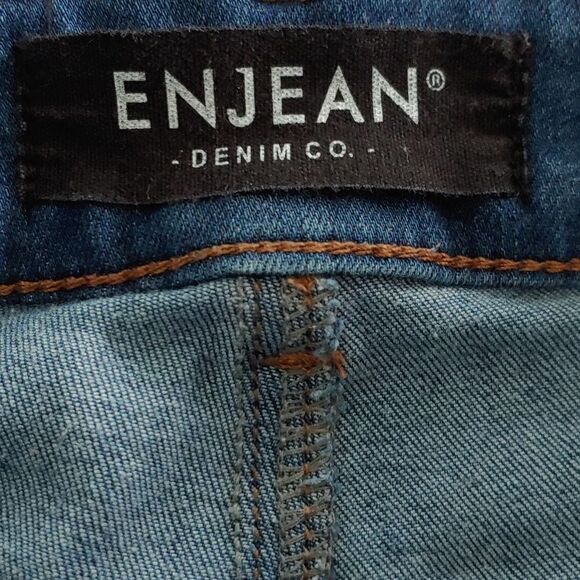 Enjean skinny distressed jeans  Sz 3 - Picture 7 of 8